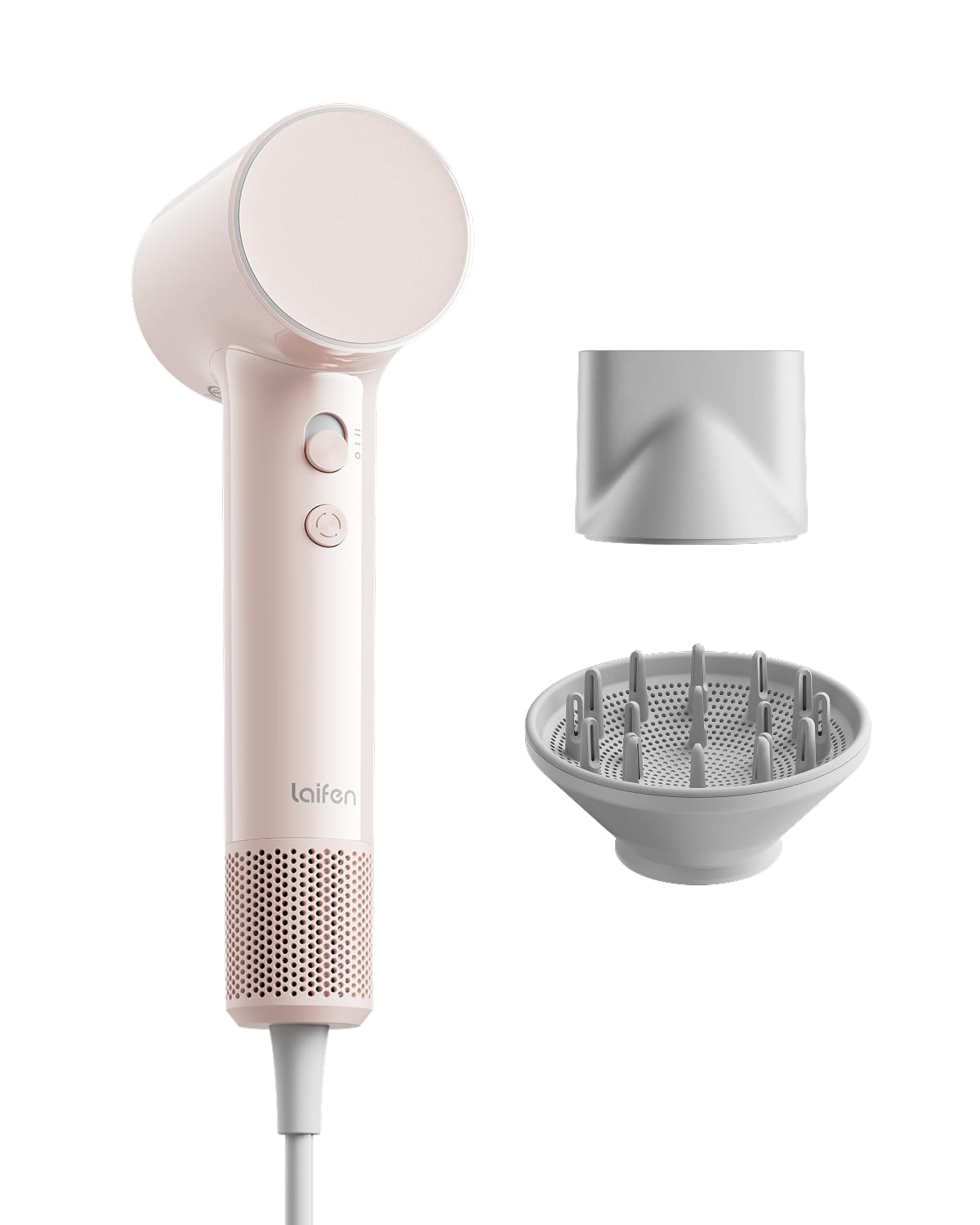 Laifen Air Diffuser Hair Dryer, 15×High-Speed Blow Dryer for Women, Milktea