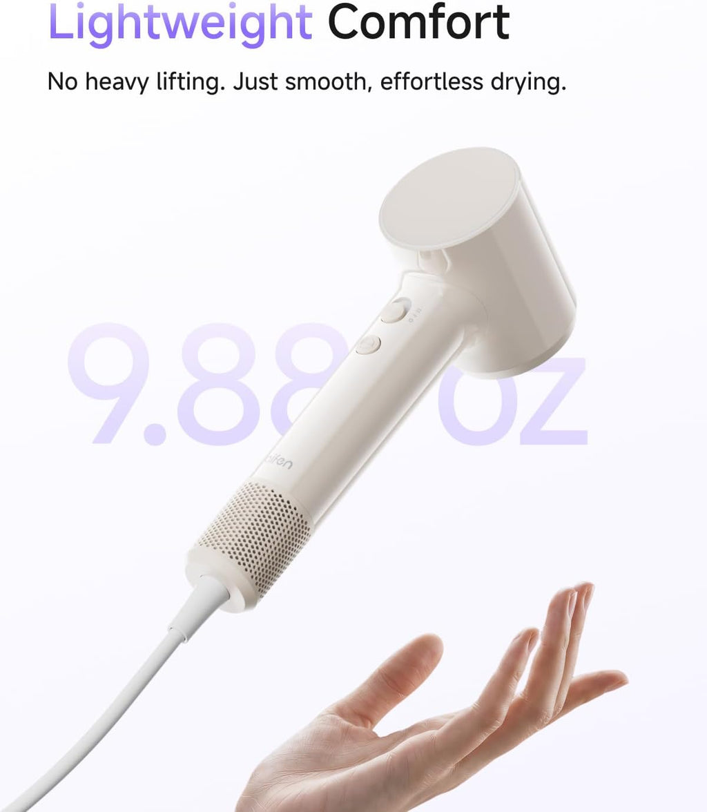 Laifen Air Diffuser Hair Dryer, 15×High-Speed Blow Dryer for Women, Milktea