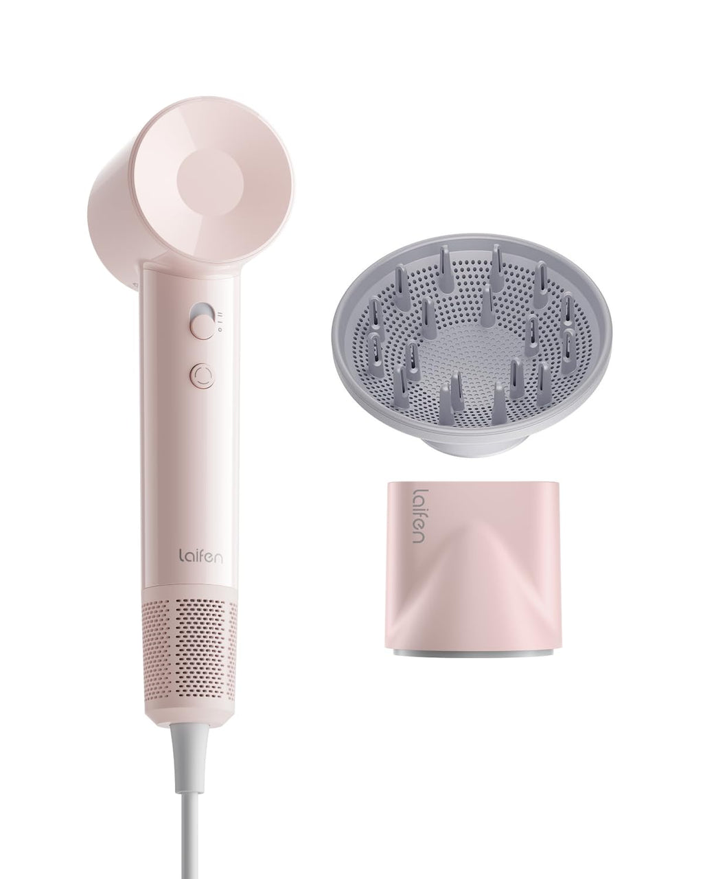 Laifen SE Lite High-Speed Ionic Hair Dryer with Diffuser, Milktea