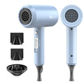 slopehill Professional Ionic Hair Dryer, Powerful 1800W Fast Drying Low Noise Blow Dryer with 2 Concentrator Nozzle 1 Diffuser Attachments for Home Salon Travel
