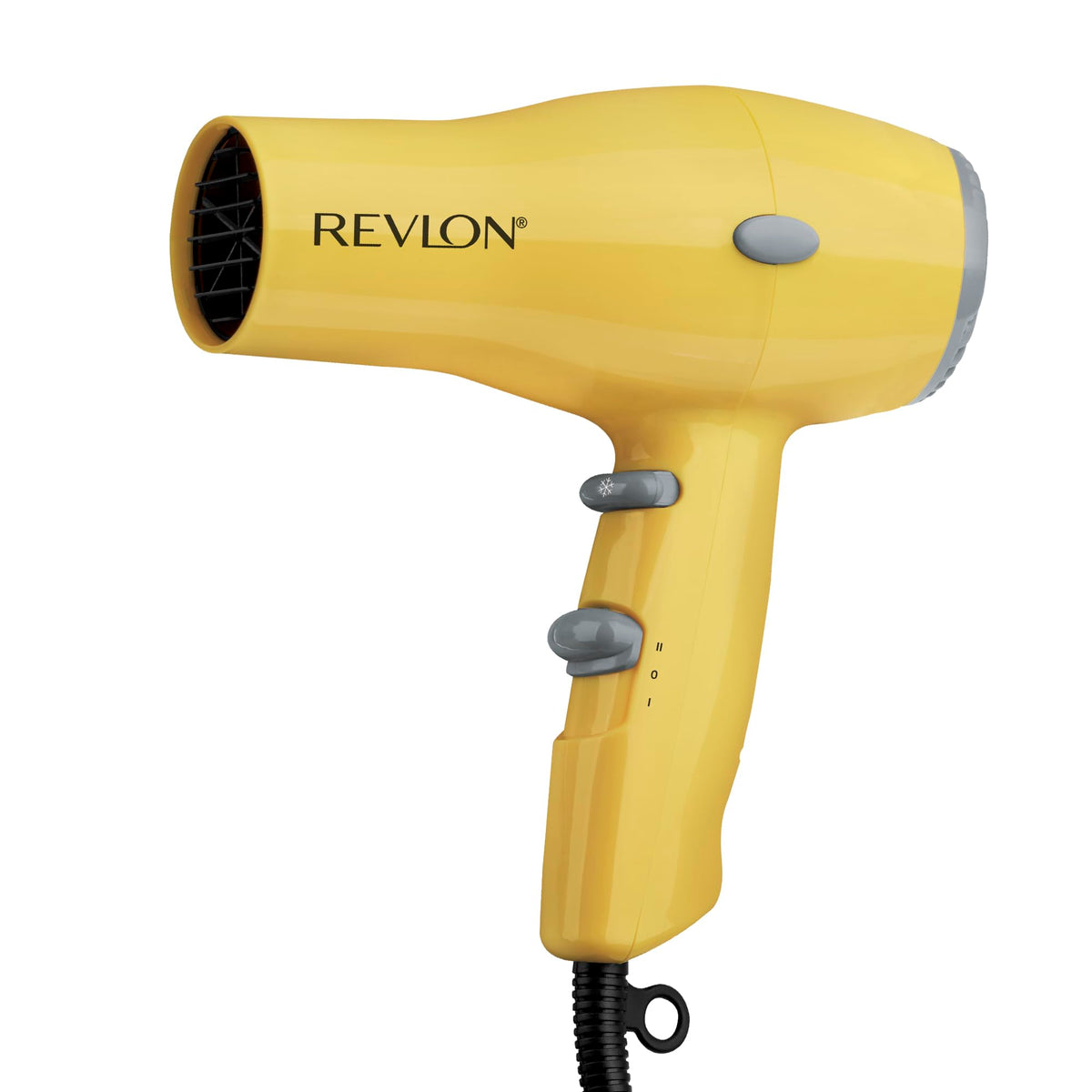 Revlon Compact Hair Dryer | 1875W Lightweight Design, Perfect for Travel, (Black) | Lightweight Design, 2 Heat/Speed Settings, Hanging Ring