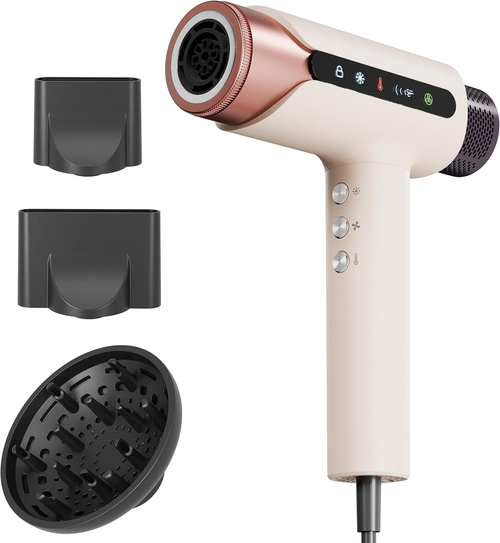 Pro Hair Dryer, High-Speed Ionic Blow Dryer with Diffuser, 1875W