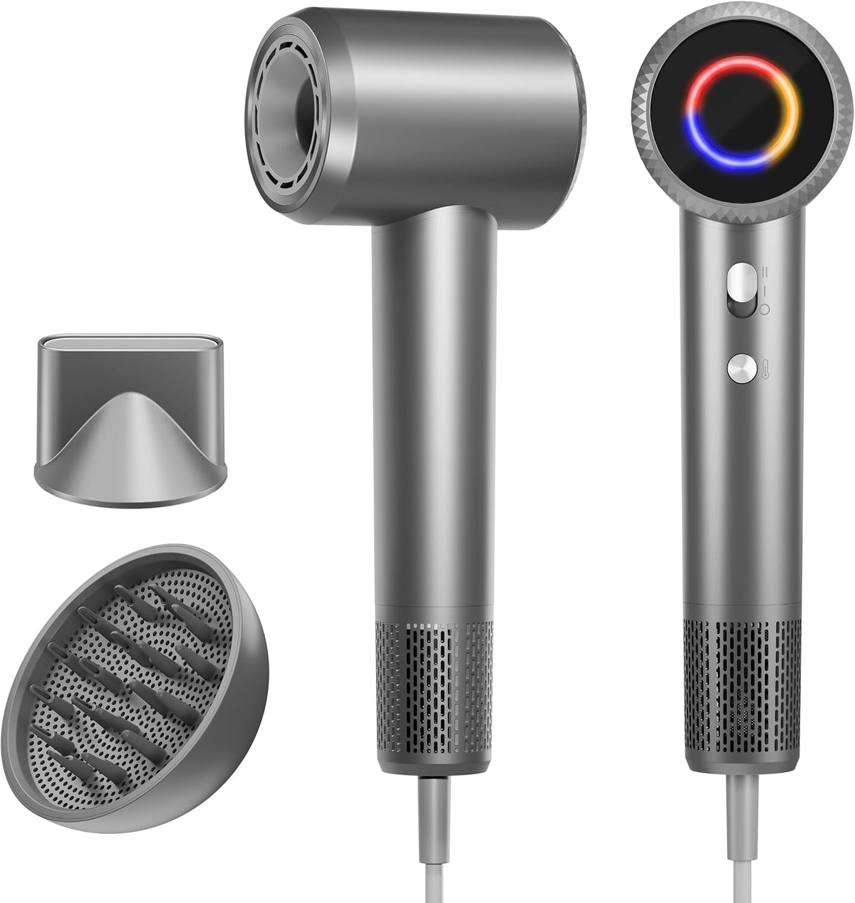 Hair Dryer, Professional High-Speed Ionic Blow Dryer with Diffuser, 1500W