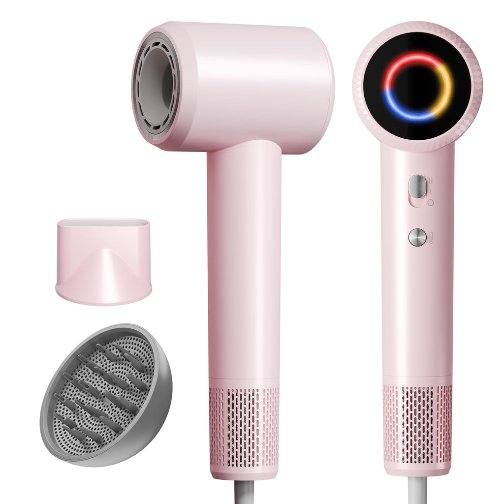 Hair Dryer, Professional High-Speed Ionic Blow Dryer with Diffuser, 1500W