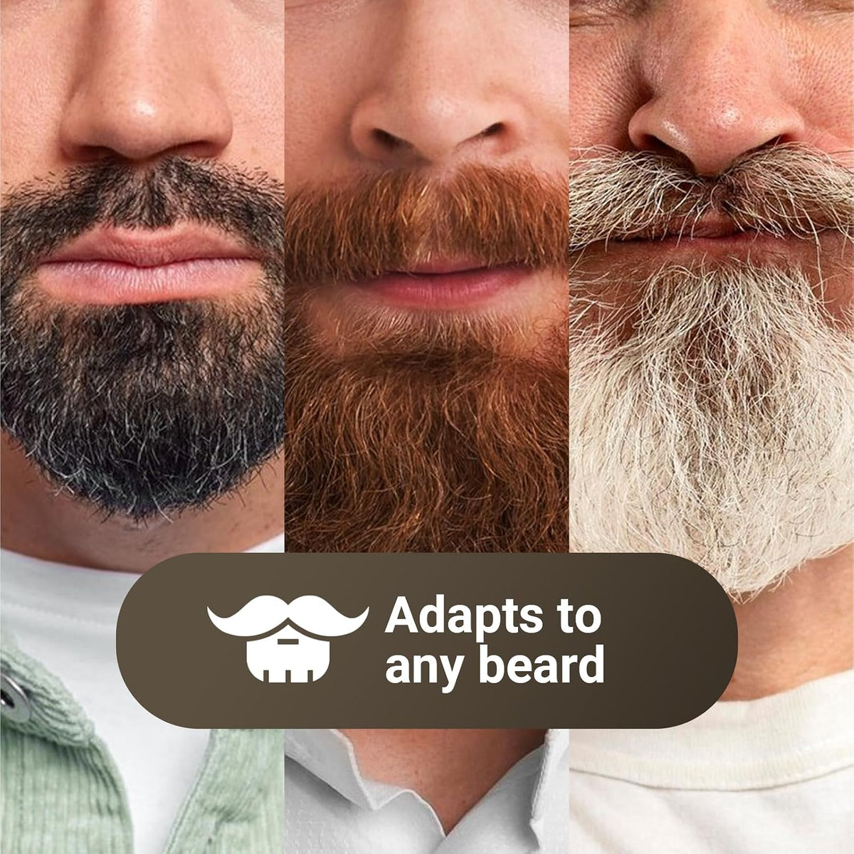 Rechargeable Beard Trimmer for Men: 𝟏𝟐-in-1 Grooming Kit | 𝐏𝐫𝐨fessional Barber Hair Clippers with 6 Detachable Heads & Turbo Speed - Waterproof for Wet/Dry - 𝐒𝐚𝐟𝐞ty Lock, 90-Min